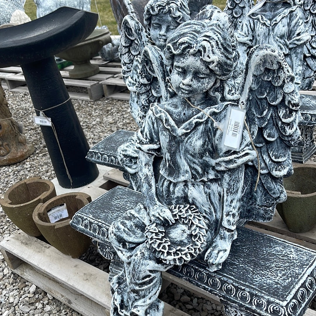 Angel Sitting on Bench