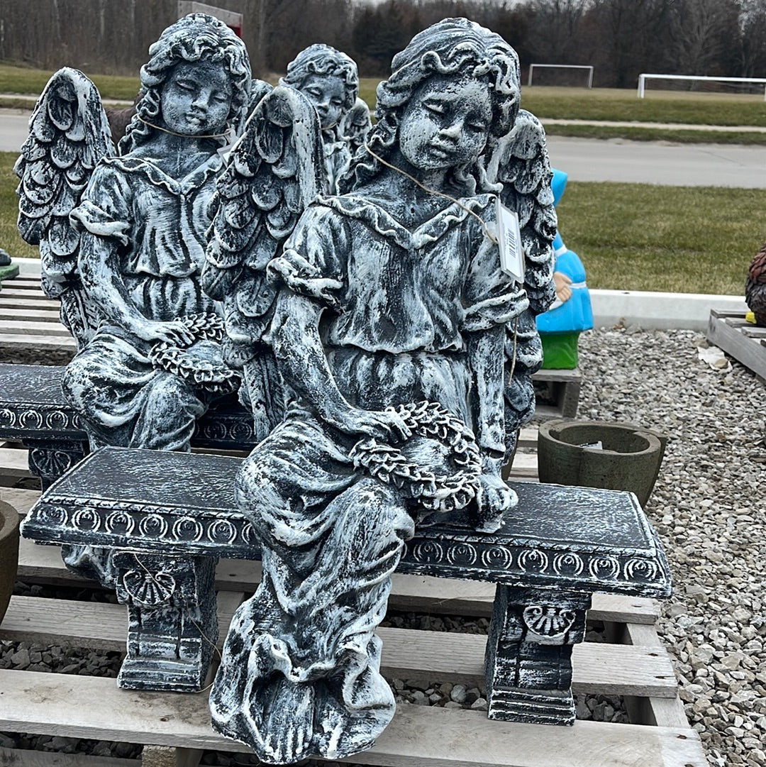 Angel Sitting on Bench