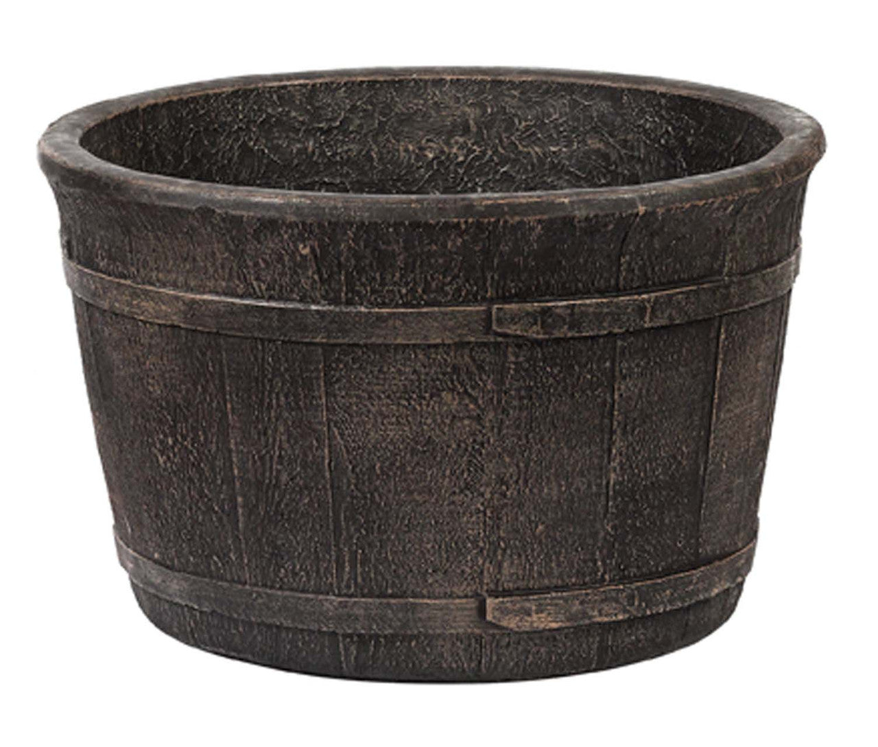 Cedar Barrel Planter 16" tall