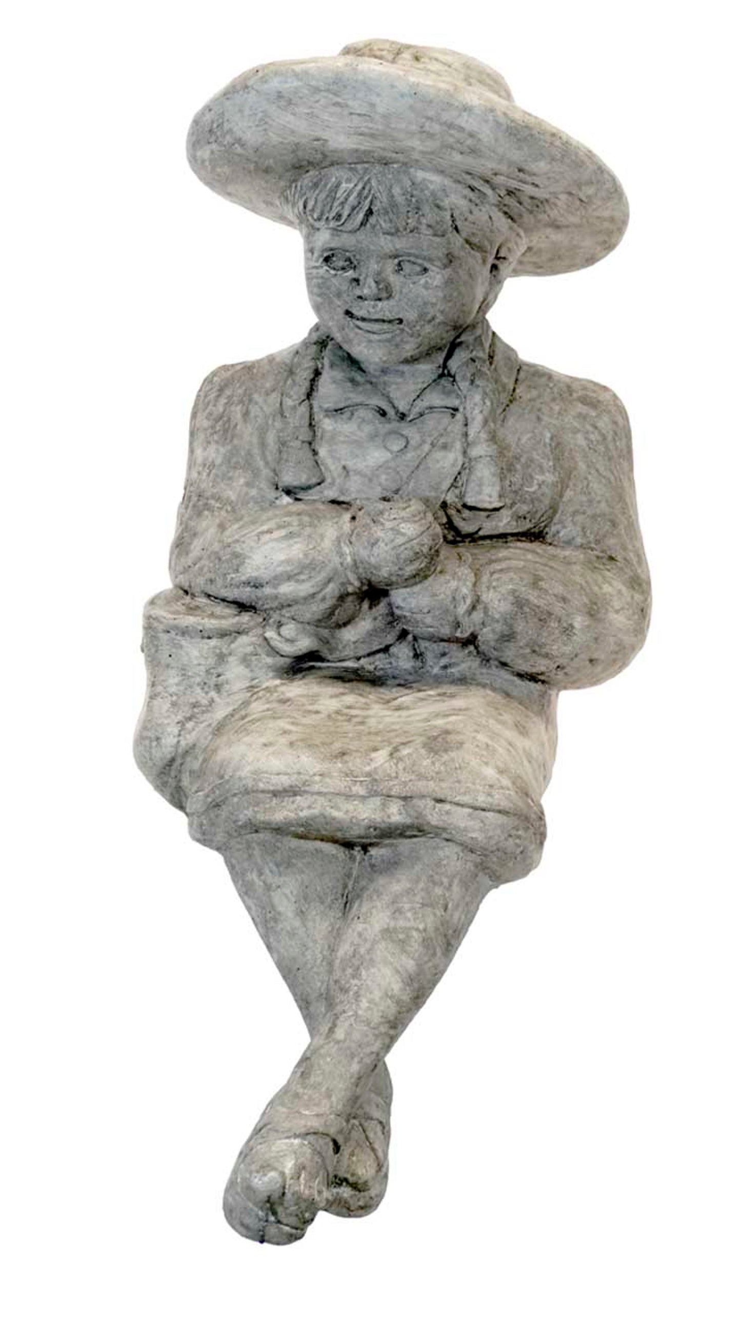 Large Fishing Girl with Bag