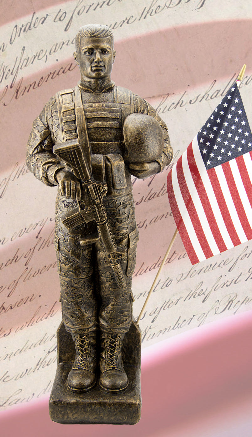 Soldiers with Flag
