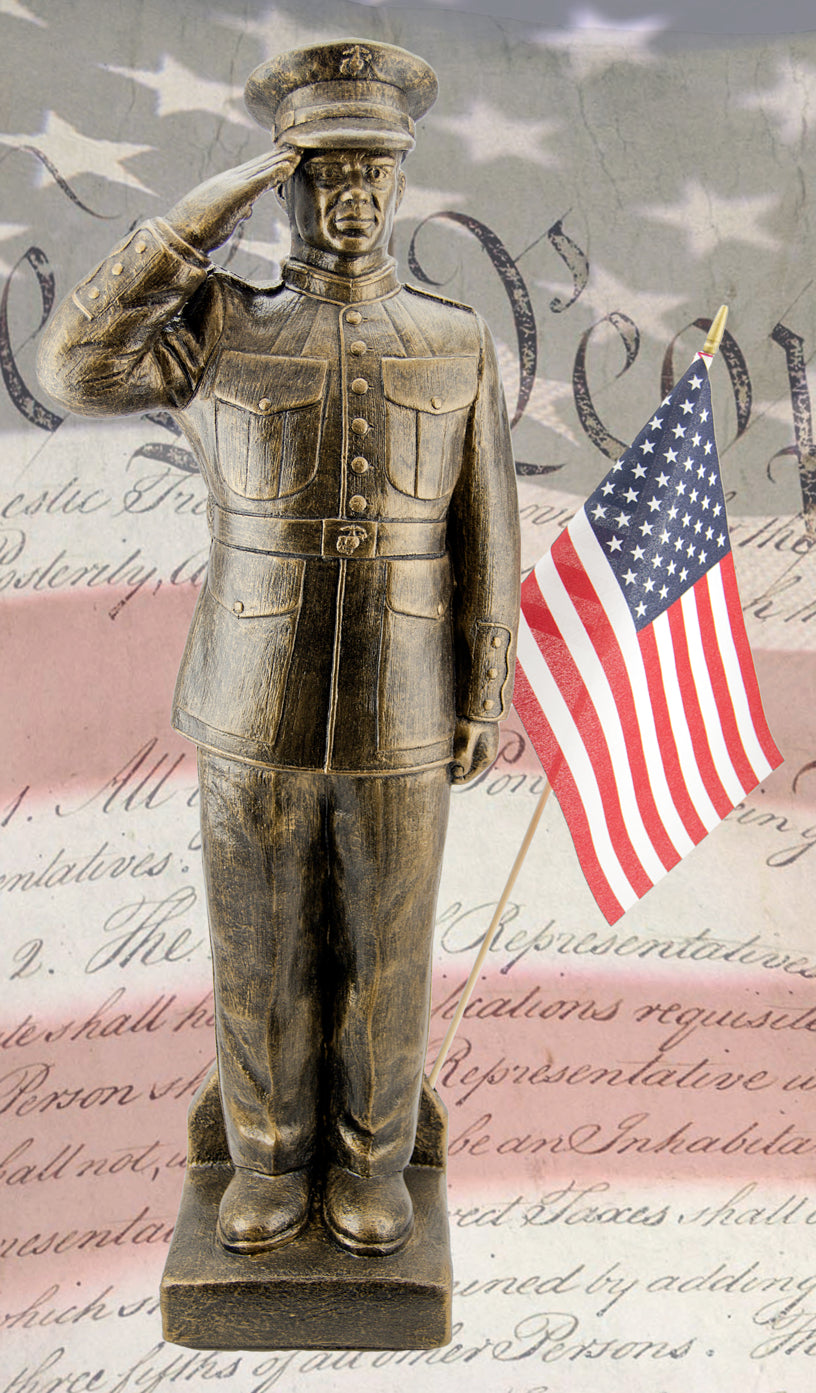 Soldiers with Flag