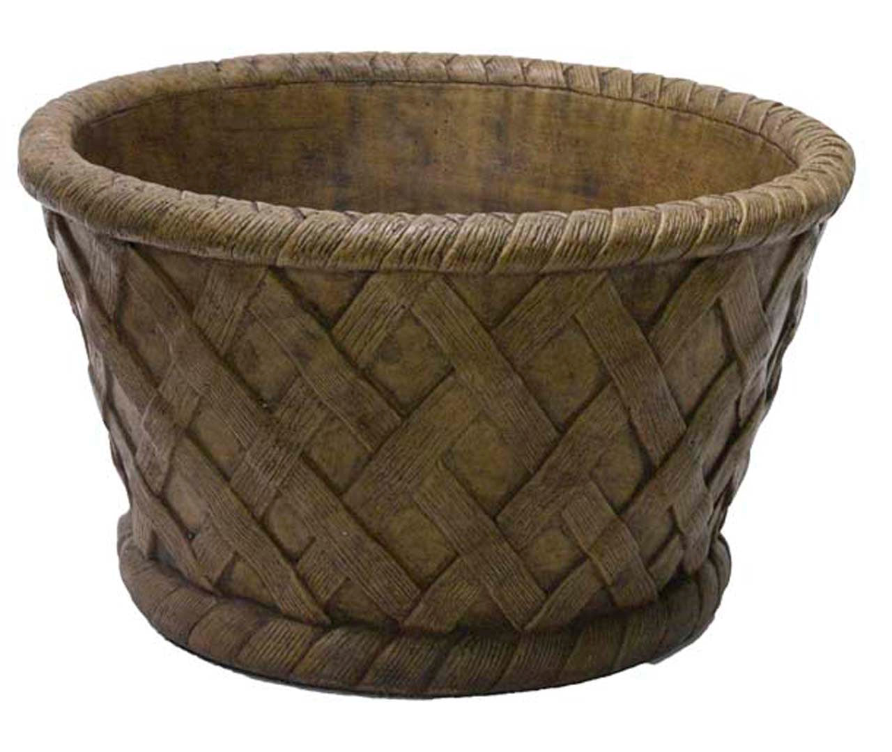 Round Weave 12" tall Planter