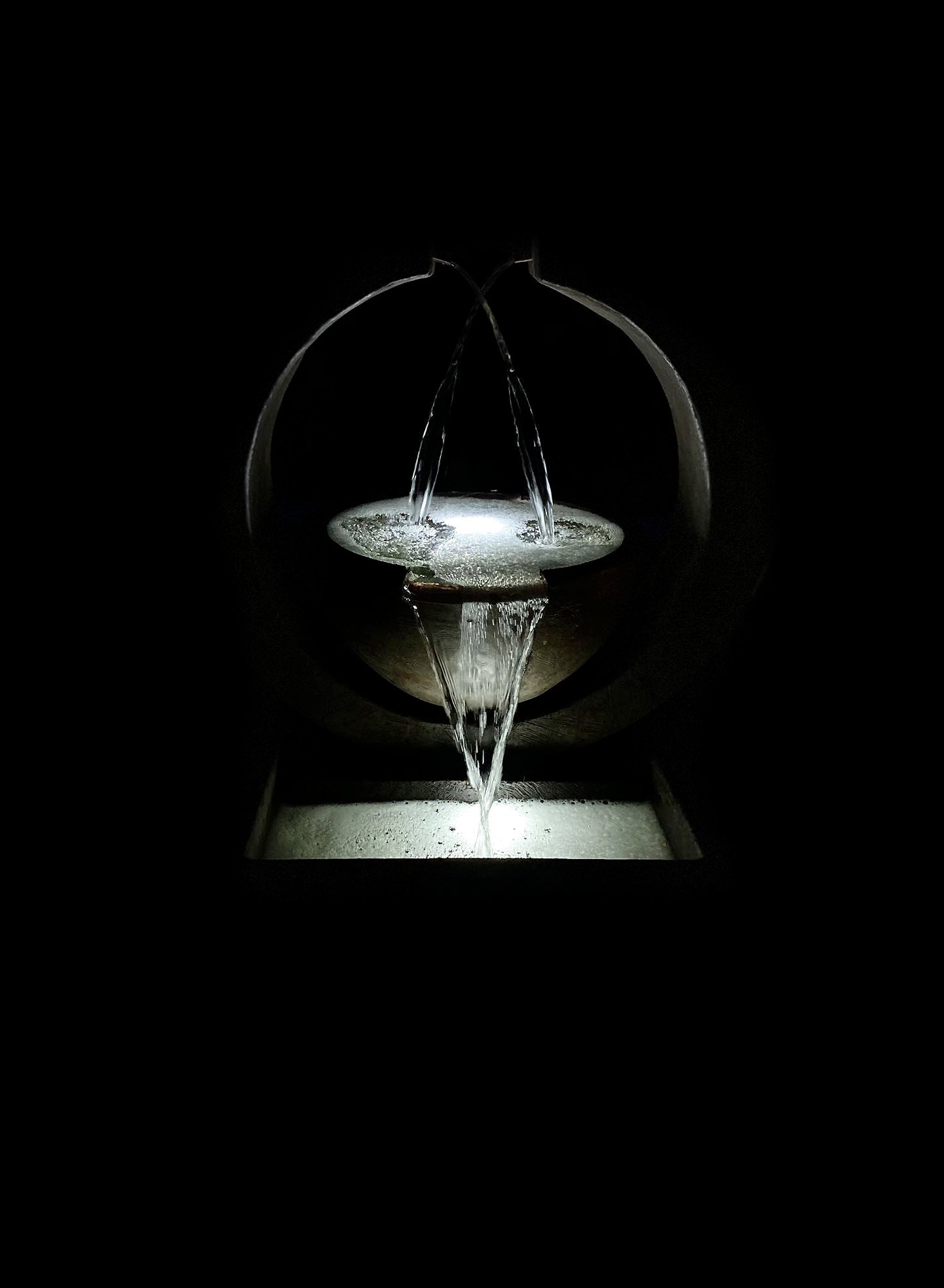Crescent Two-Spill Fountain