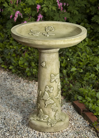 Butterflies are Free Birdbath
