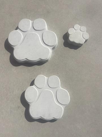 Paw Print Stepping Stone