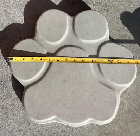 Paw Print Stepping Stone