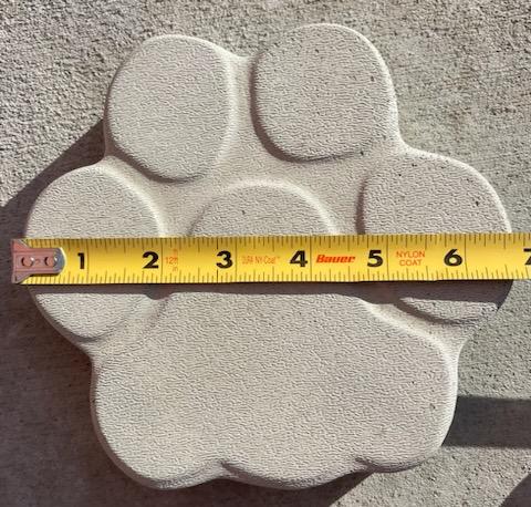 Paw Print Stepping Stone
