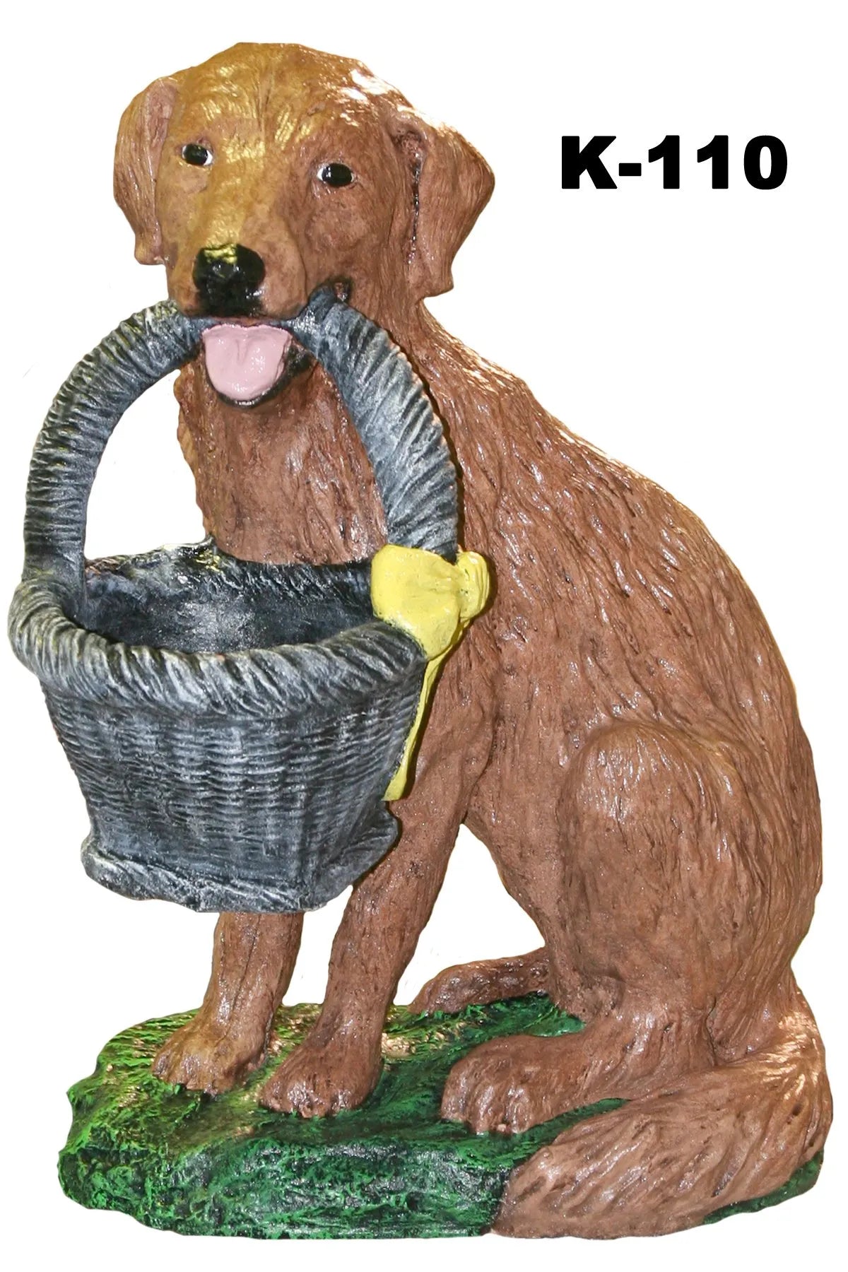 Dog - Dog with Basket - 29" tall