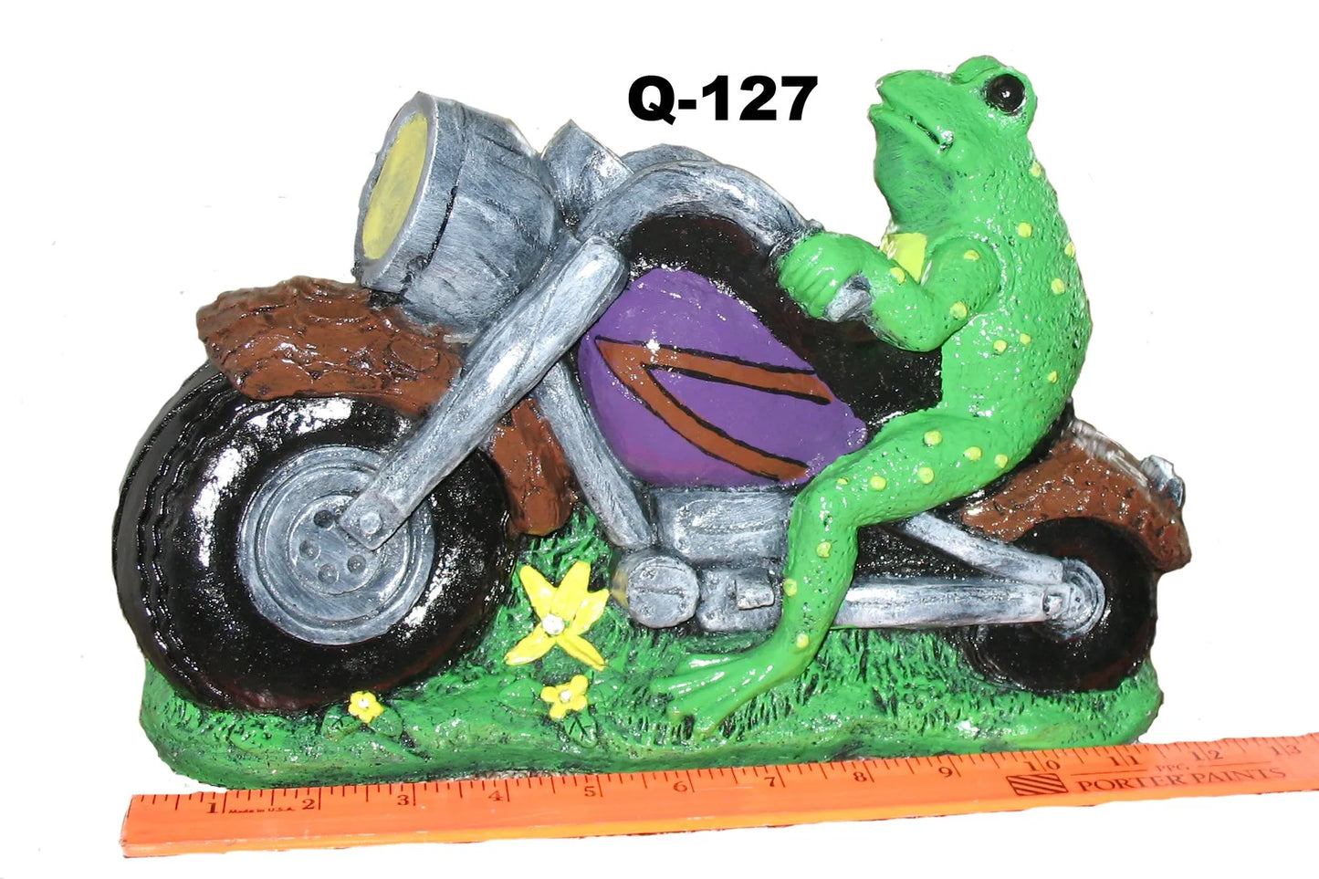 Frog on Motorcycle