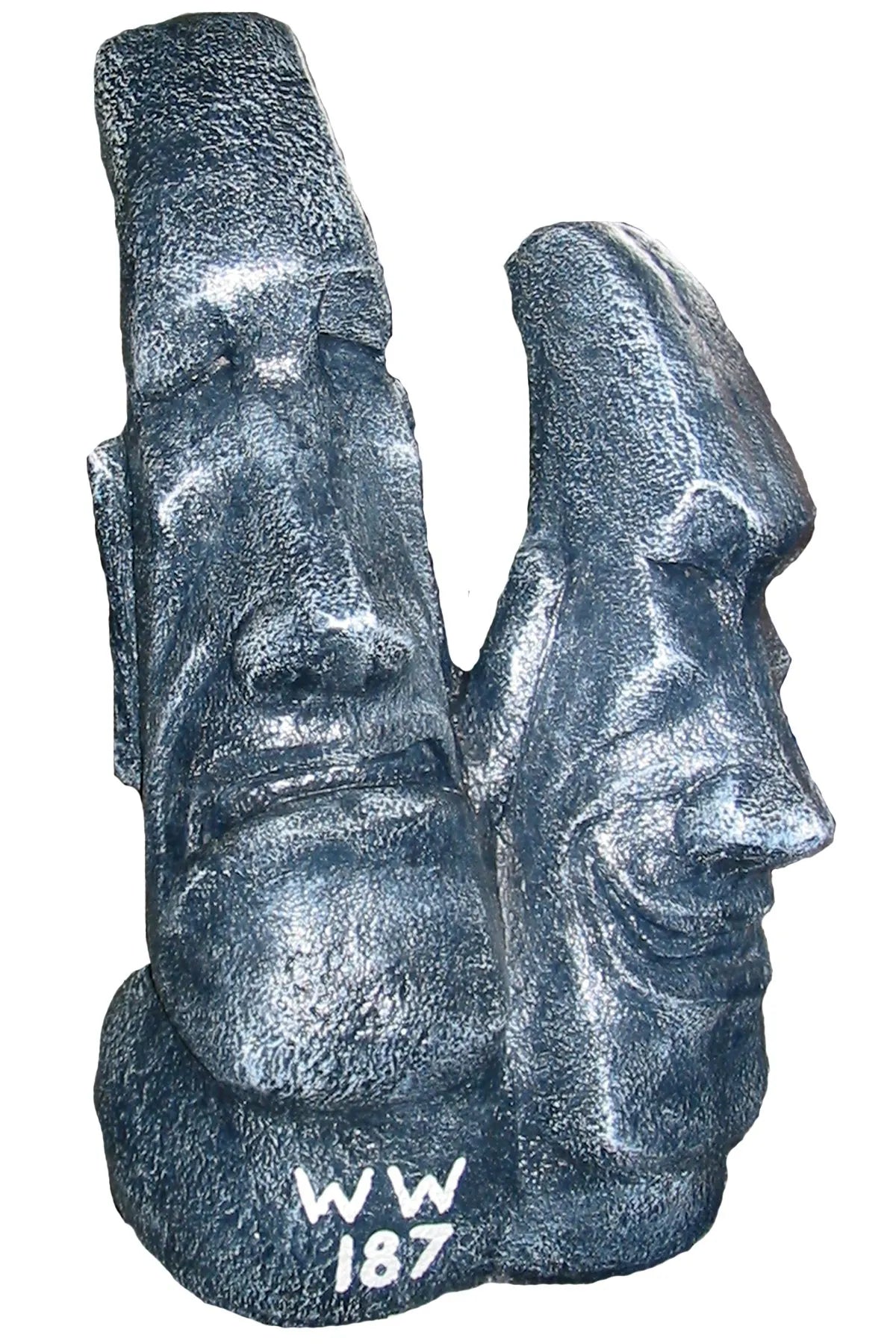 Double Easter Island Head 22" Tall