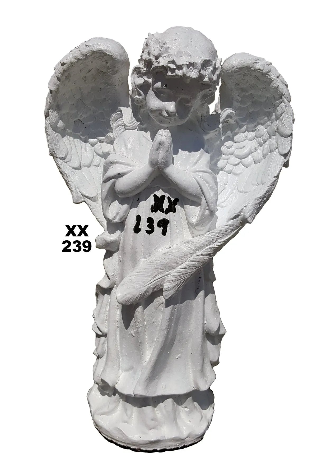 Angel with Flowers on Head 13" tall