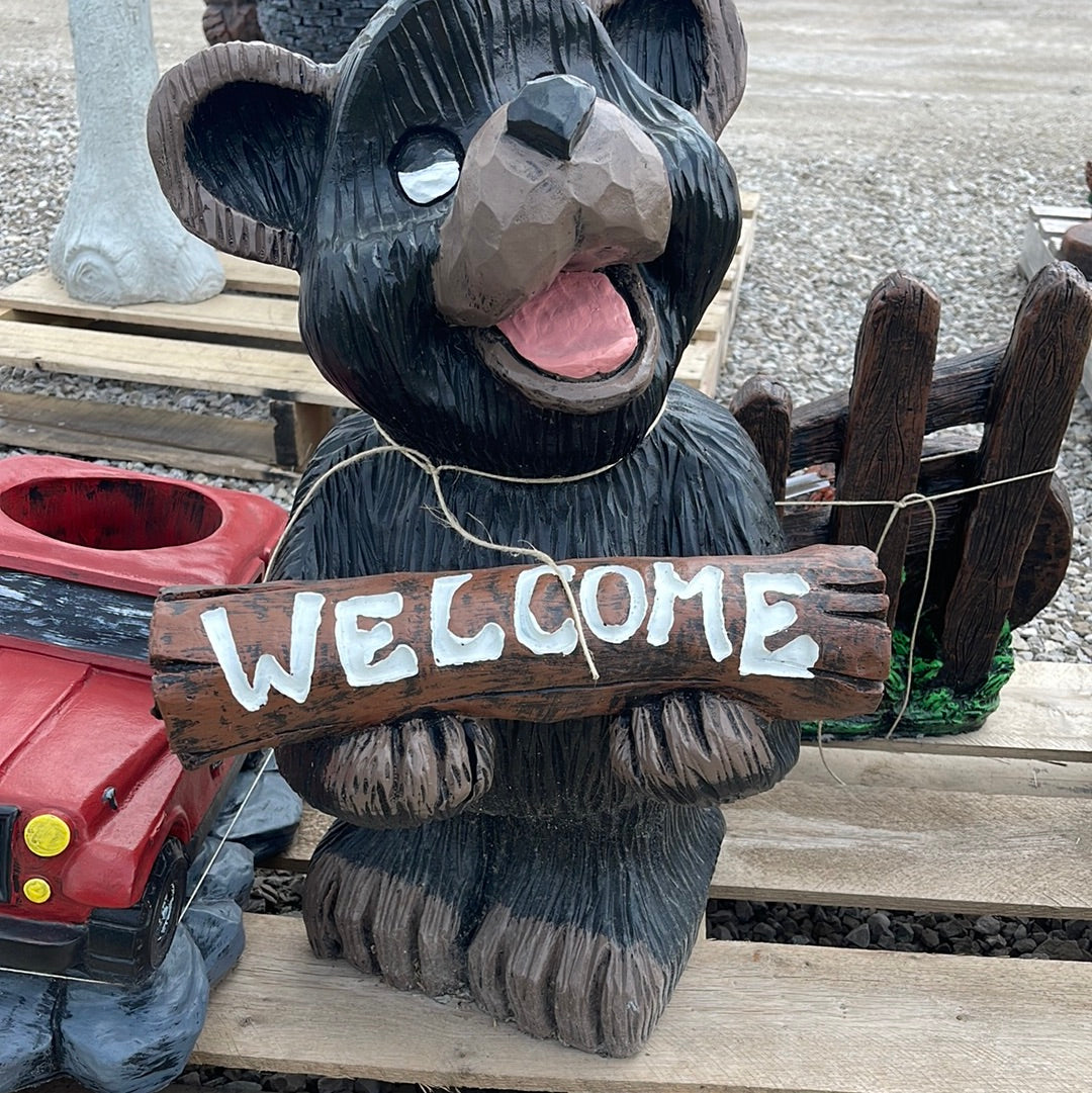 Bear - Large Happy Bear Welcome