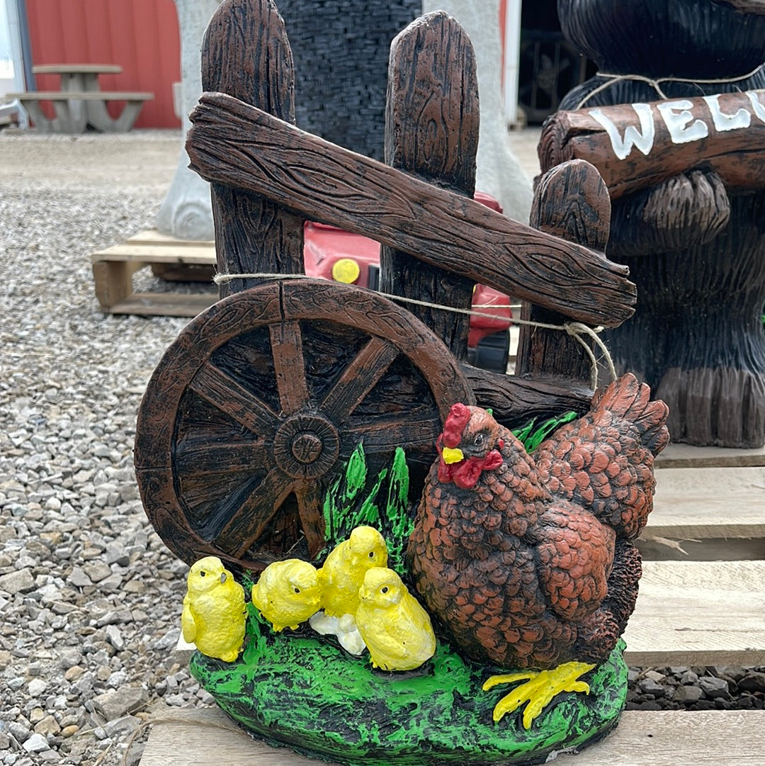 Chicken with Fence