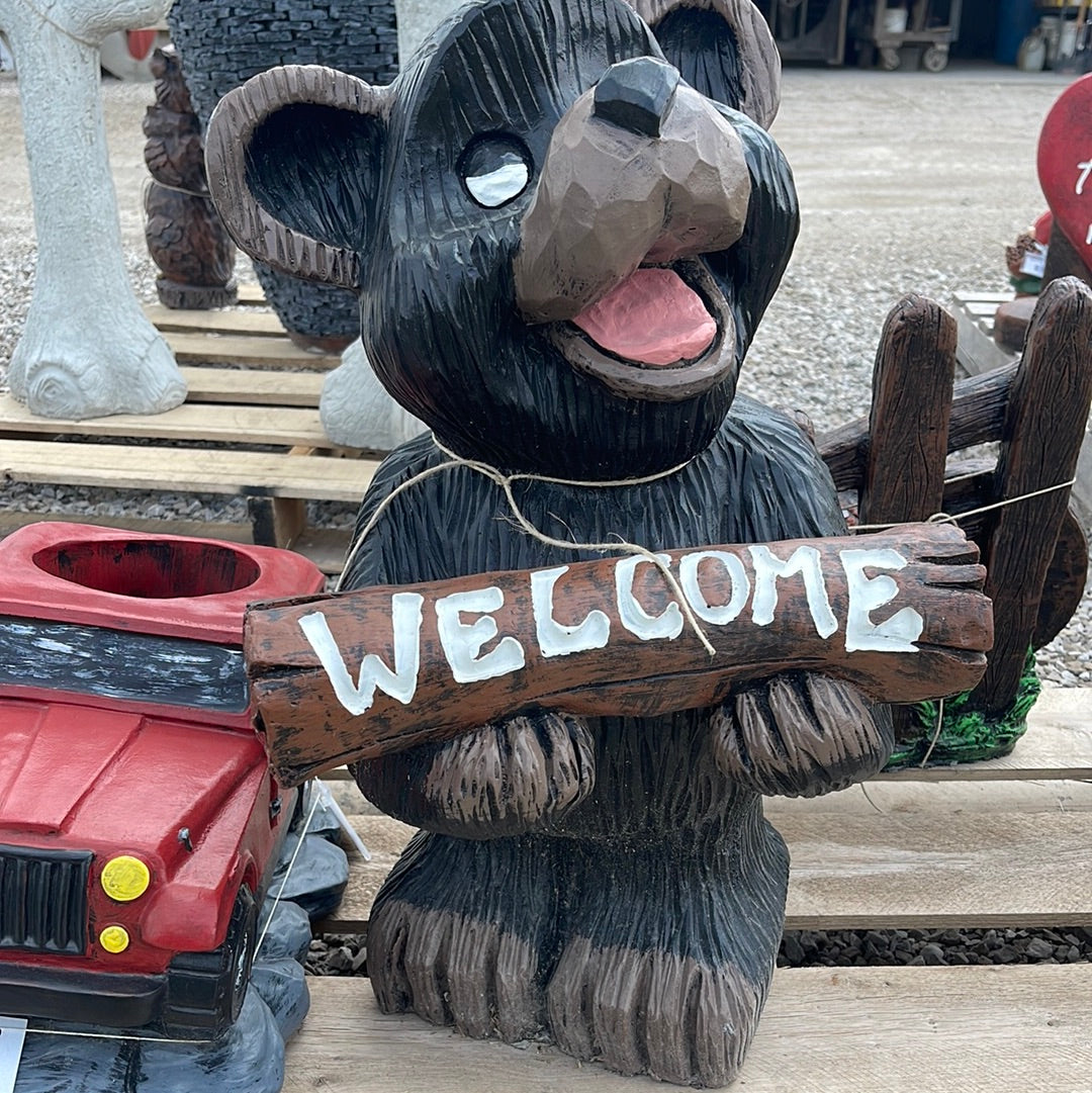 Bear - Large Happy Bear Welcome