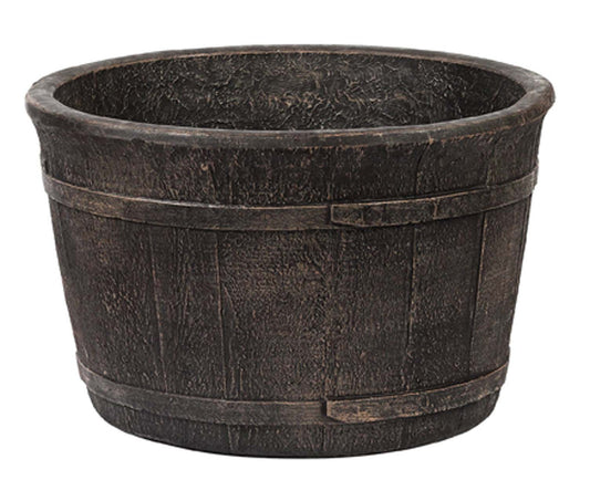 Cedar Barrel Planter 16" tall