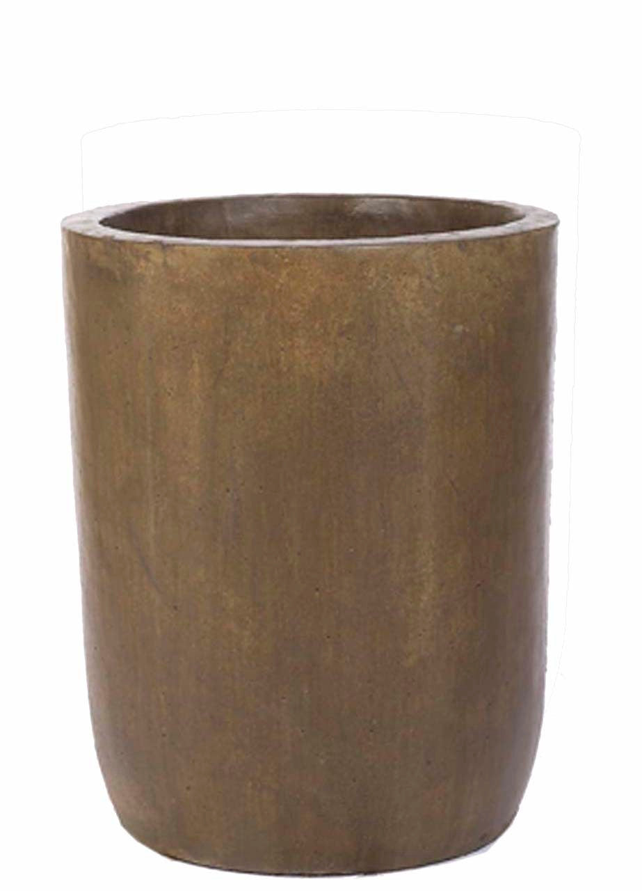 Round Bottom Cylinder Planter 19" tall