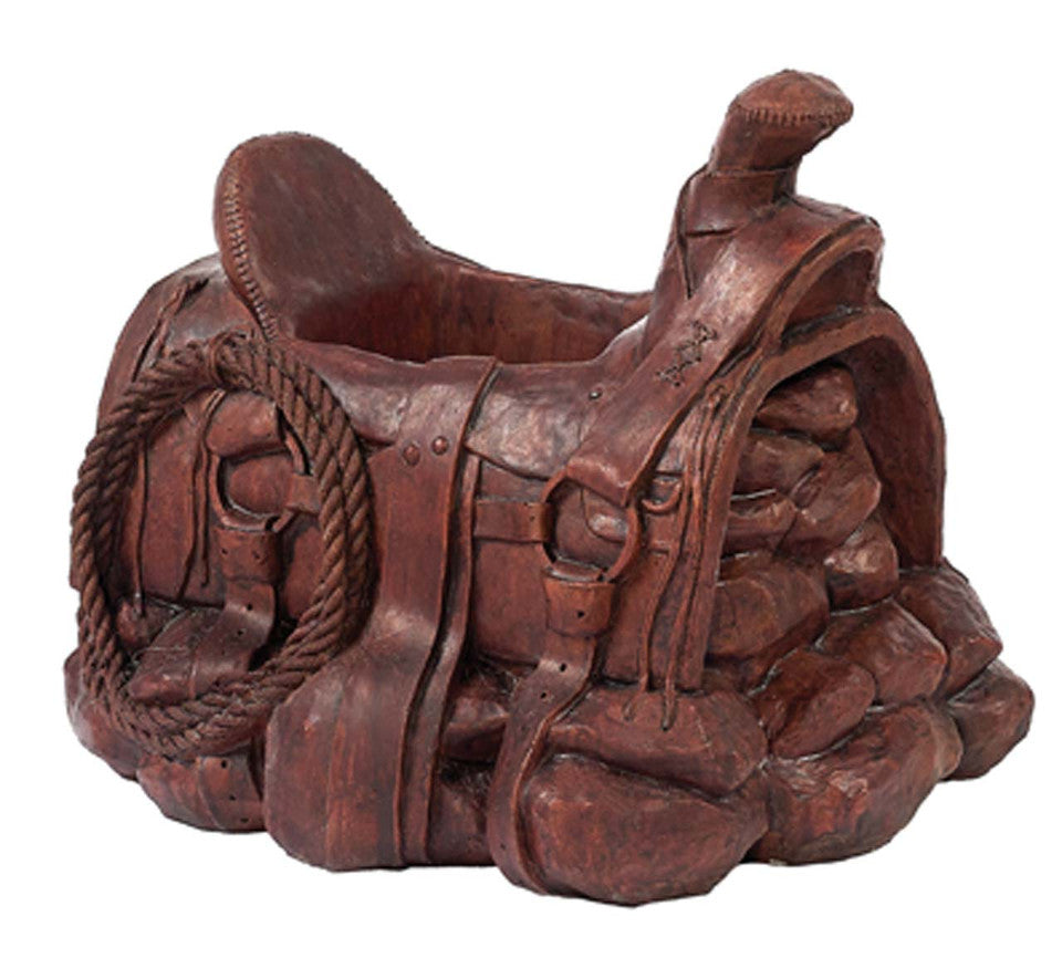 Saddle 15" tall Planter