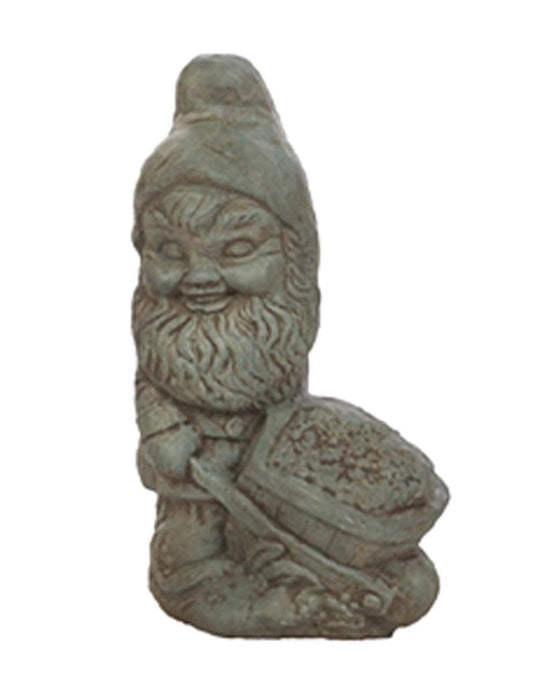 Gnome - Wheelbarrow Elf 16" tall