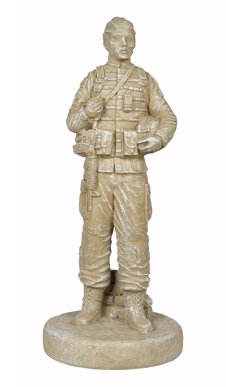 Female Soldier 24" tall