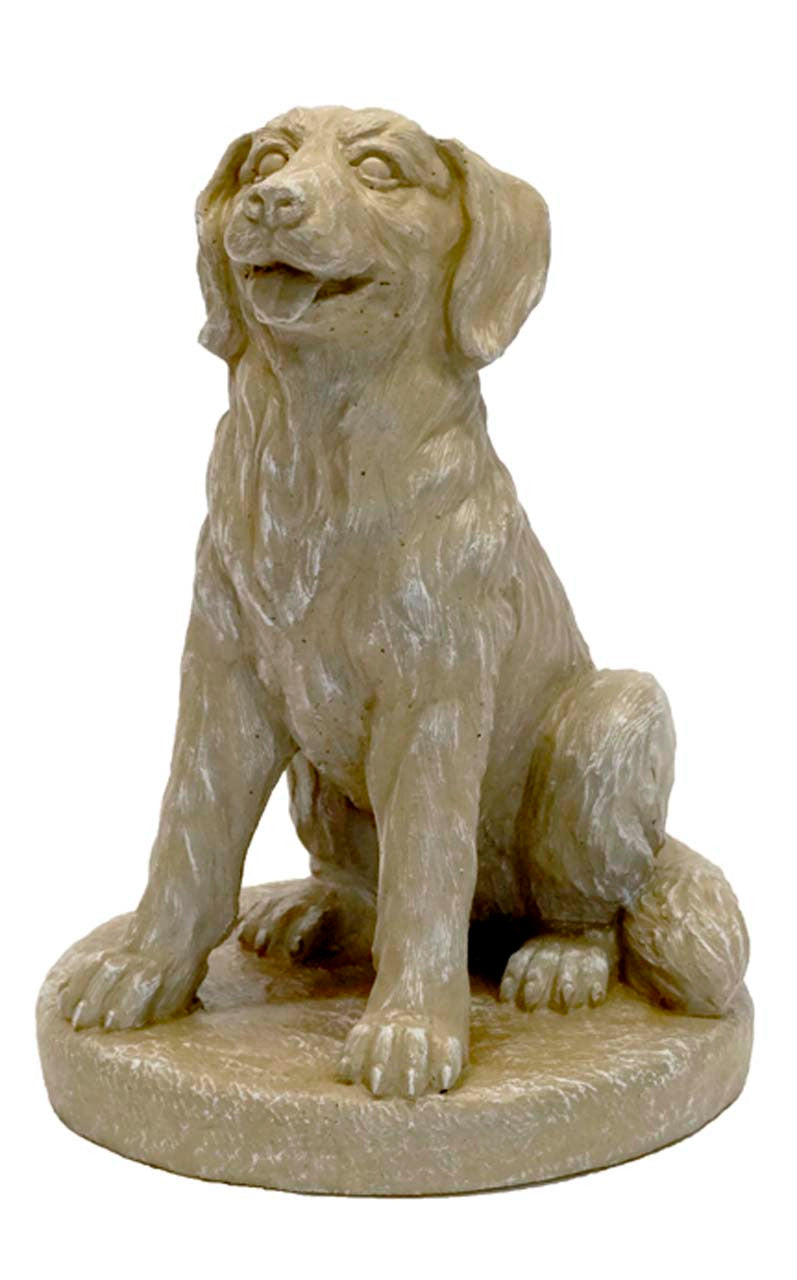 Dog - Sitting Golden Retriever on Base 15" tall