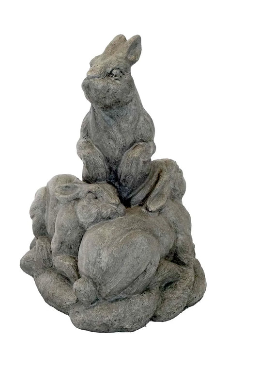 Rabbit - 3 Bunnies 12" tall