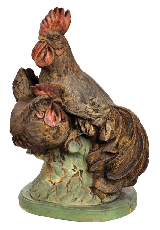 Chicken -  Hen & Rooster - 22" tall