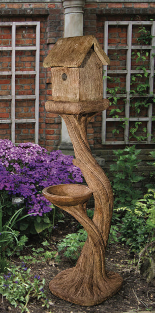 Bird house and Feeder - Tall Square