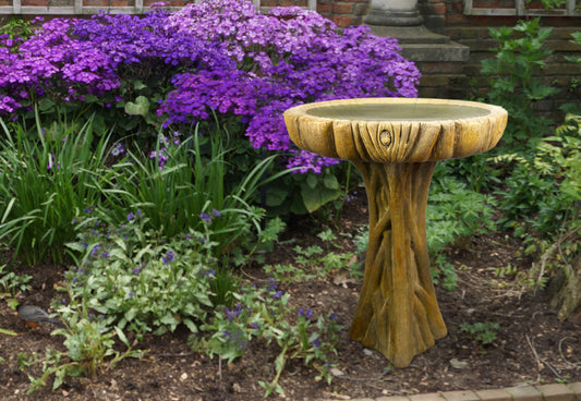 Driftwood Birdbath