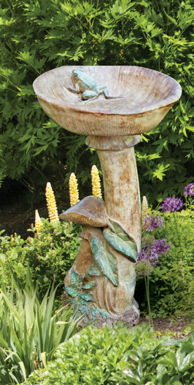 Mushroom Bird Bath