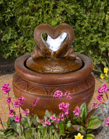 Heart of Hearts Bubbler Fountain