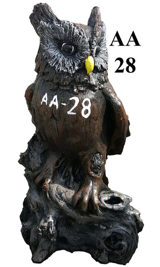 Horned Owl 11" tall
