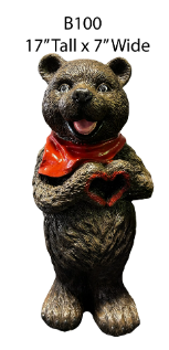 Bear - Bear with Heart 17" tall