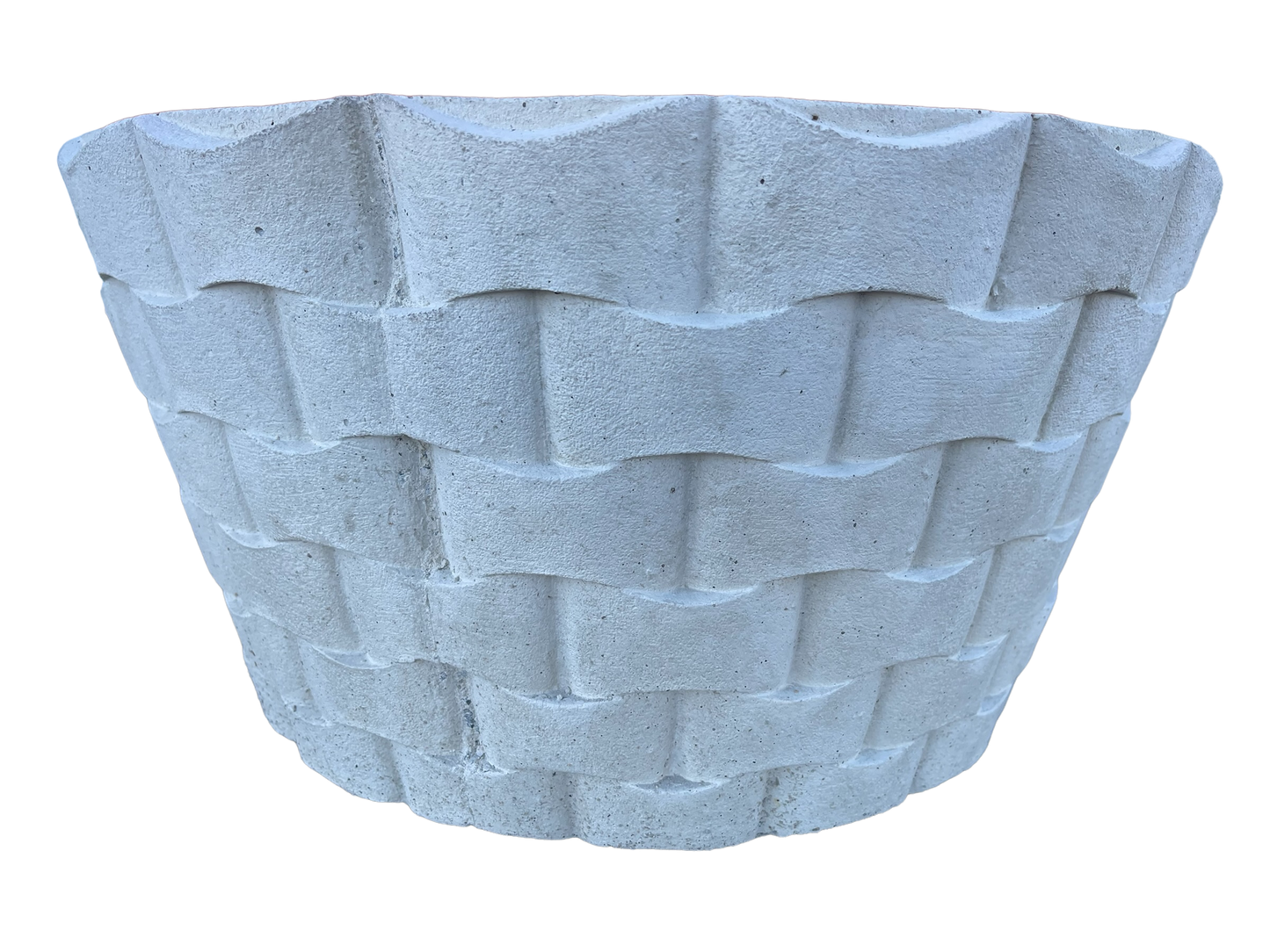 Weave Low Round Planter