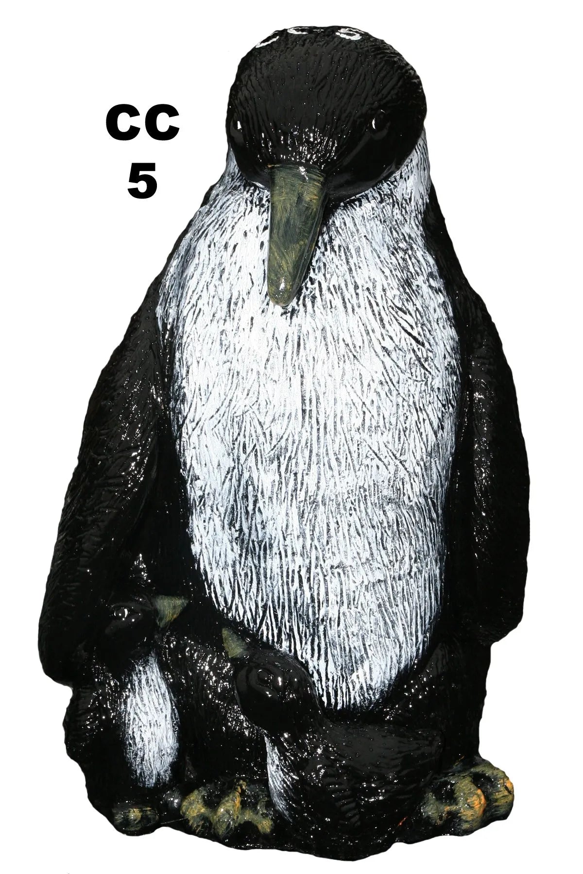 Penguin with Babies 17" tall