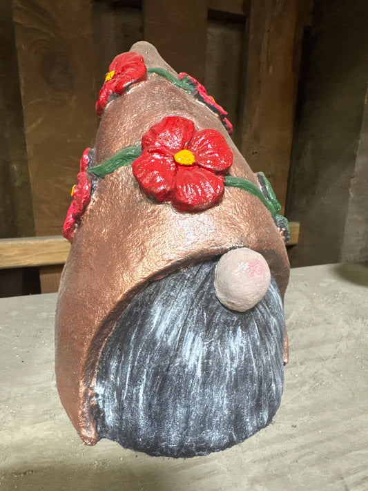 Gnome with Leaves