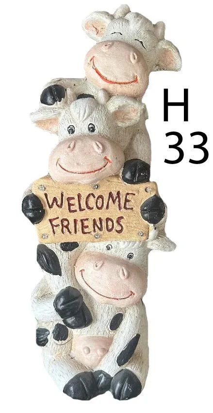 Cow - Welcome Cows 19" tall