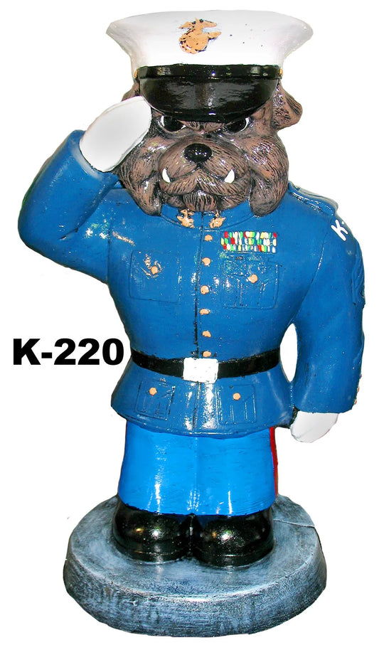 Marine Bulldog 18" tall