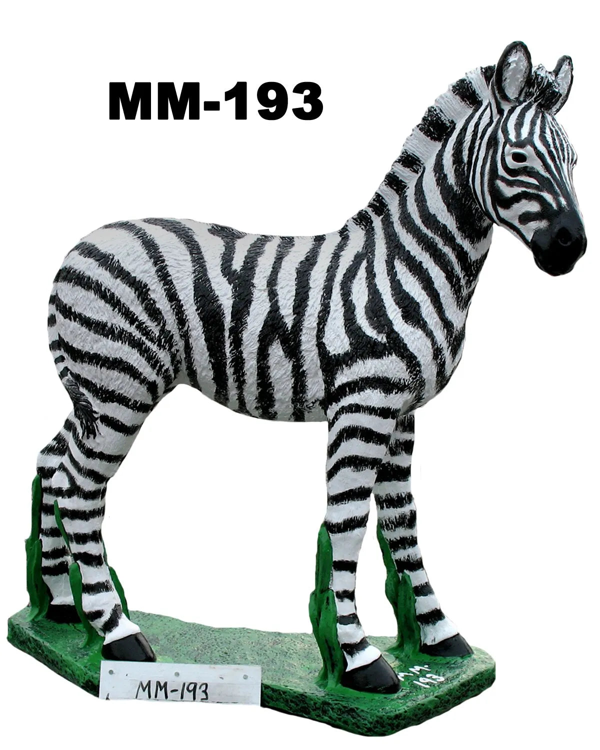 Zebra 37.5" tall