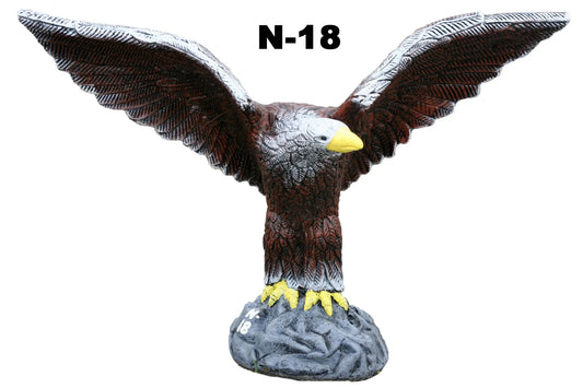 Eagle with wings out