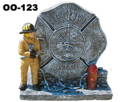 Fireman Plaque 30" tall