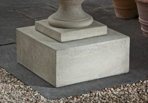 Low Square Textured Pedestal