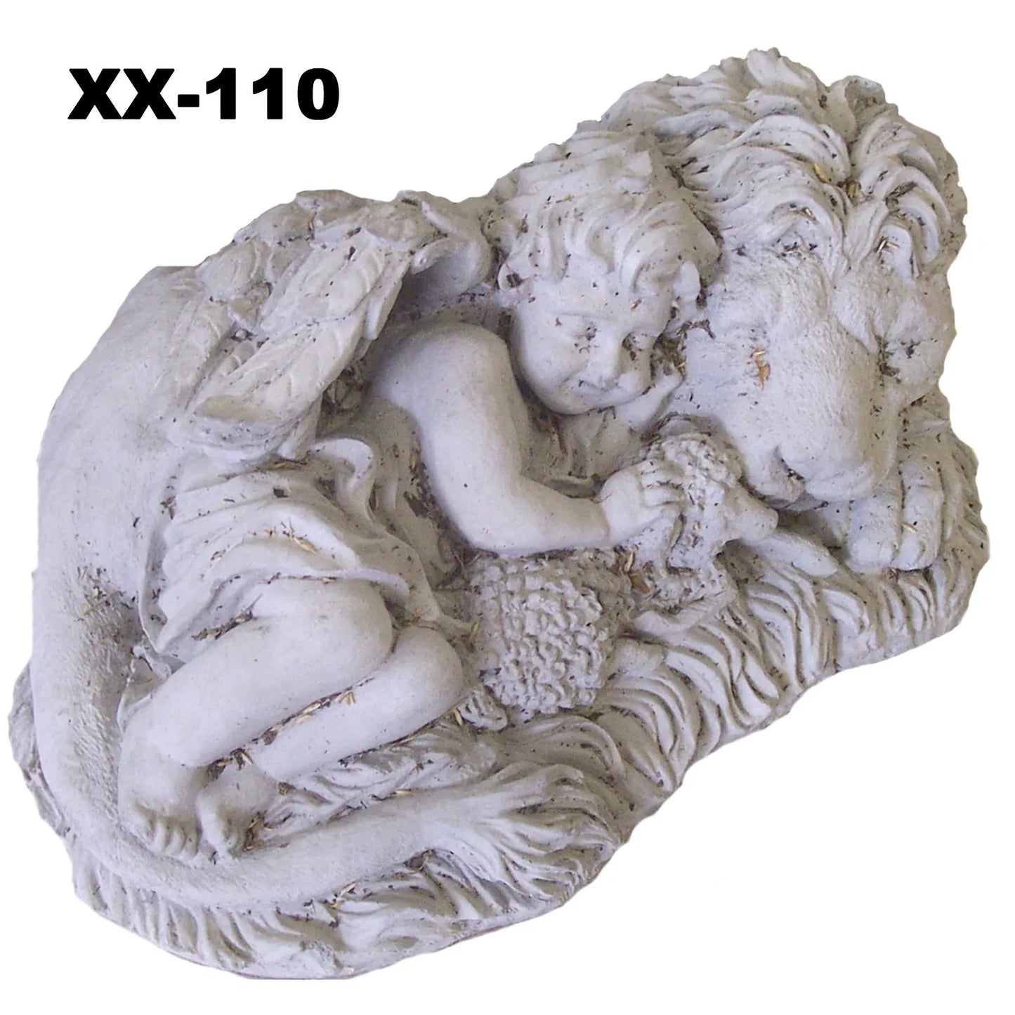 Angel Laying with Lion