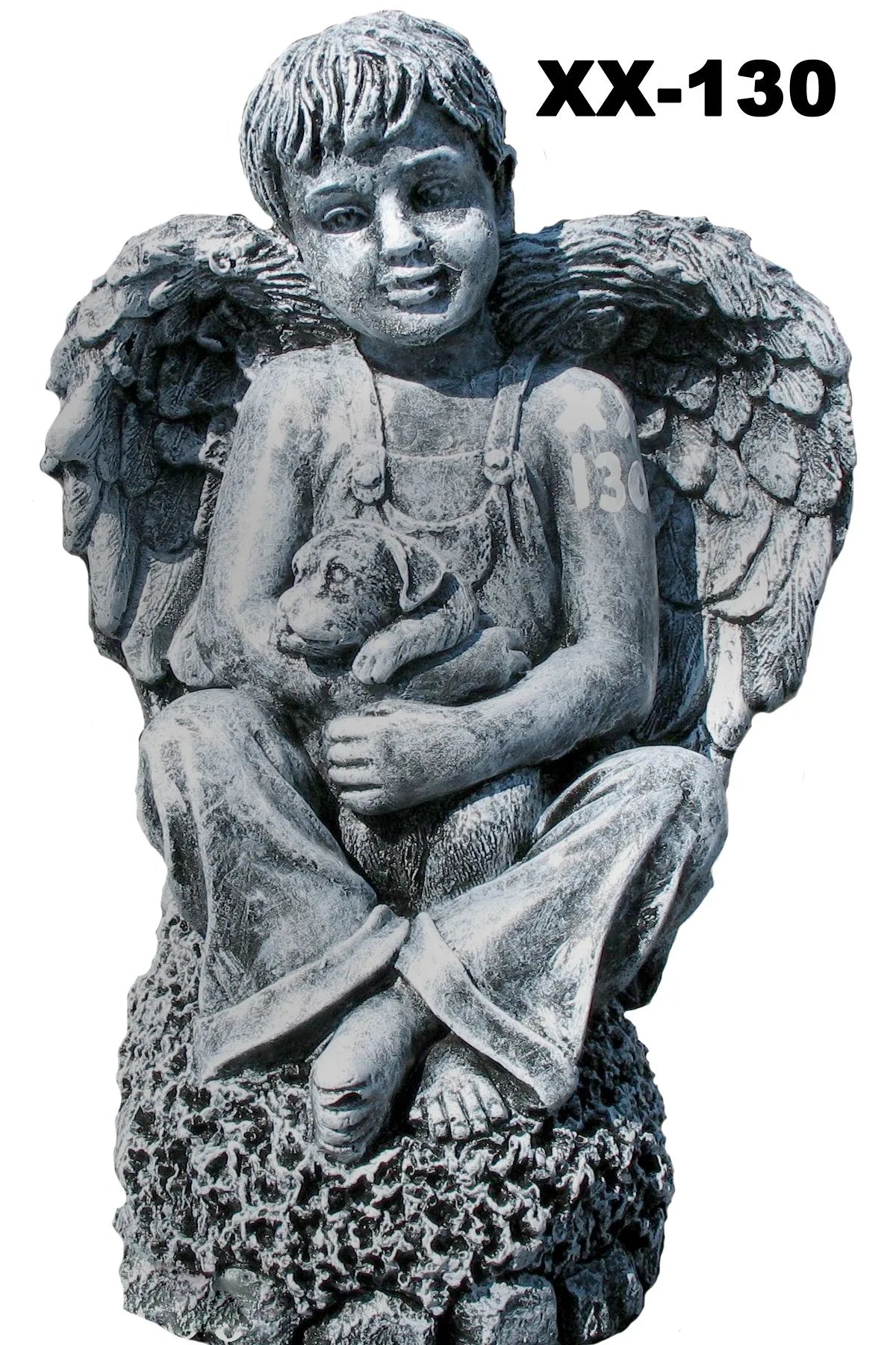 Angel Boy with Dog