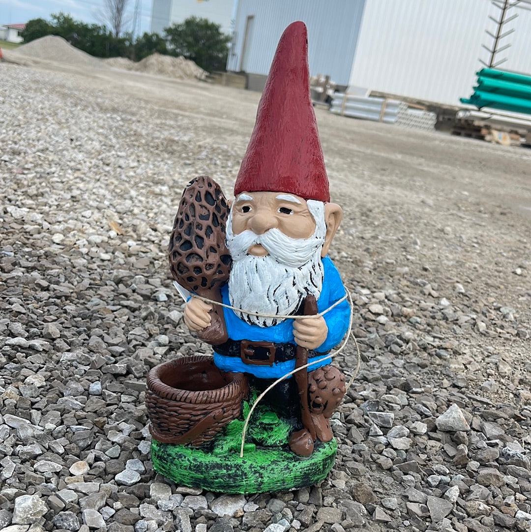 Gnome - Papa Gnome with Mushrooms