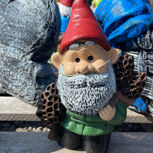 Gnome with Mushrooms - Small